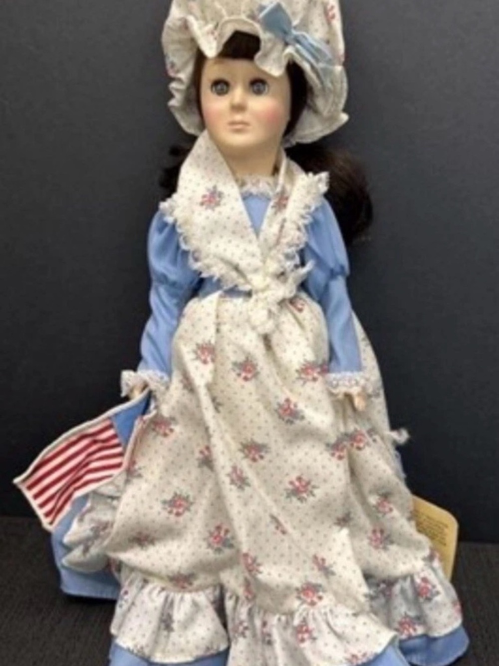 Vintage Betsy Ross Doll, Women of America Series by Effanbee, 11” Vinyl 1988 Toy
